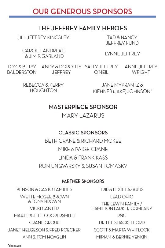 Sponsor Listing